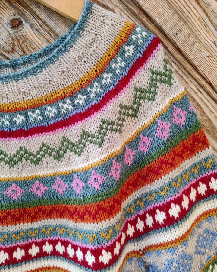 Drune | Komfortabler, Stilvoller Pullover in Kontrastfarben