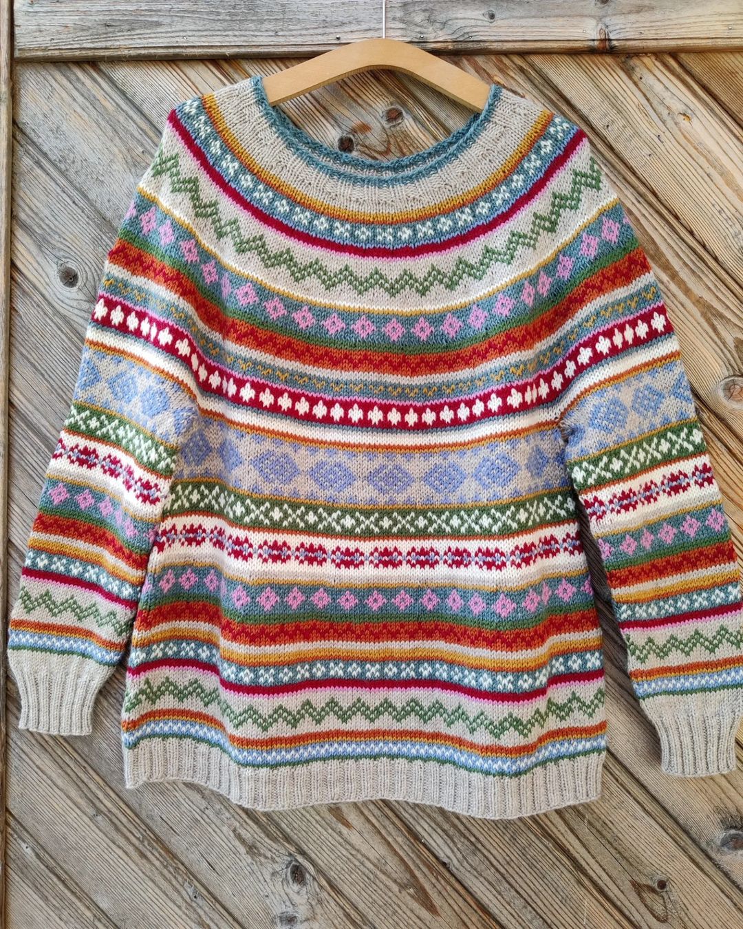 Drune | Komfortabler, Stilvoller Pullover in Kontrastfarben