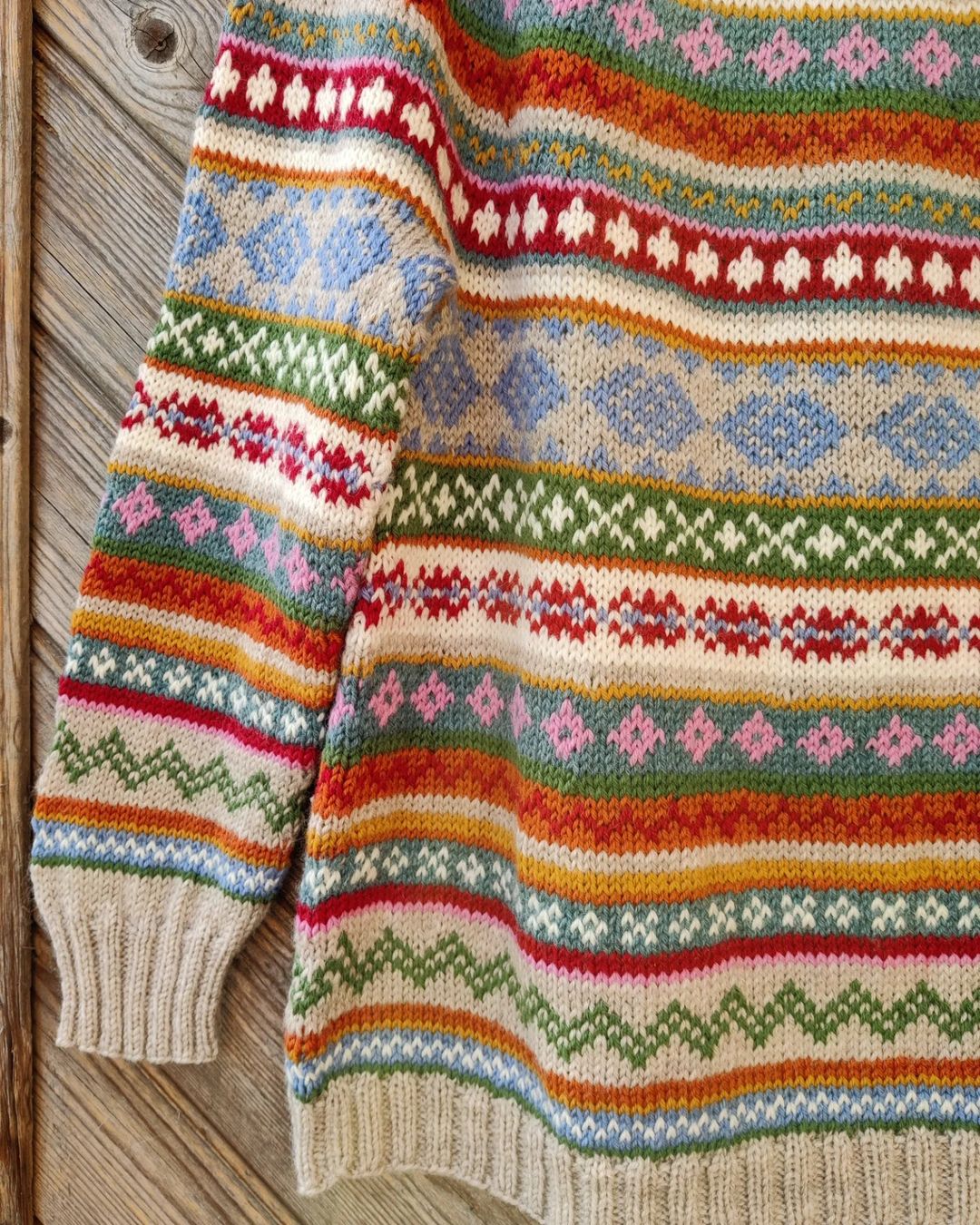 Drune | Komfortabler, Stilvoller Pullover in Kontrastfarben