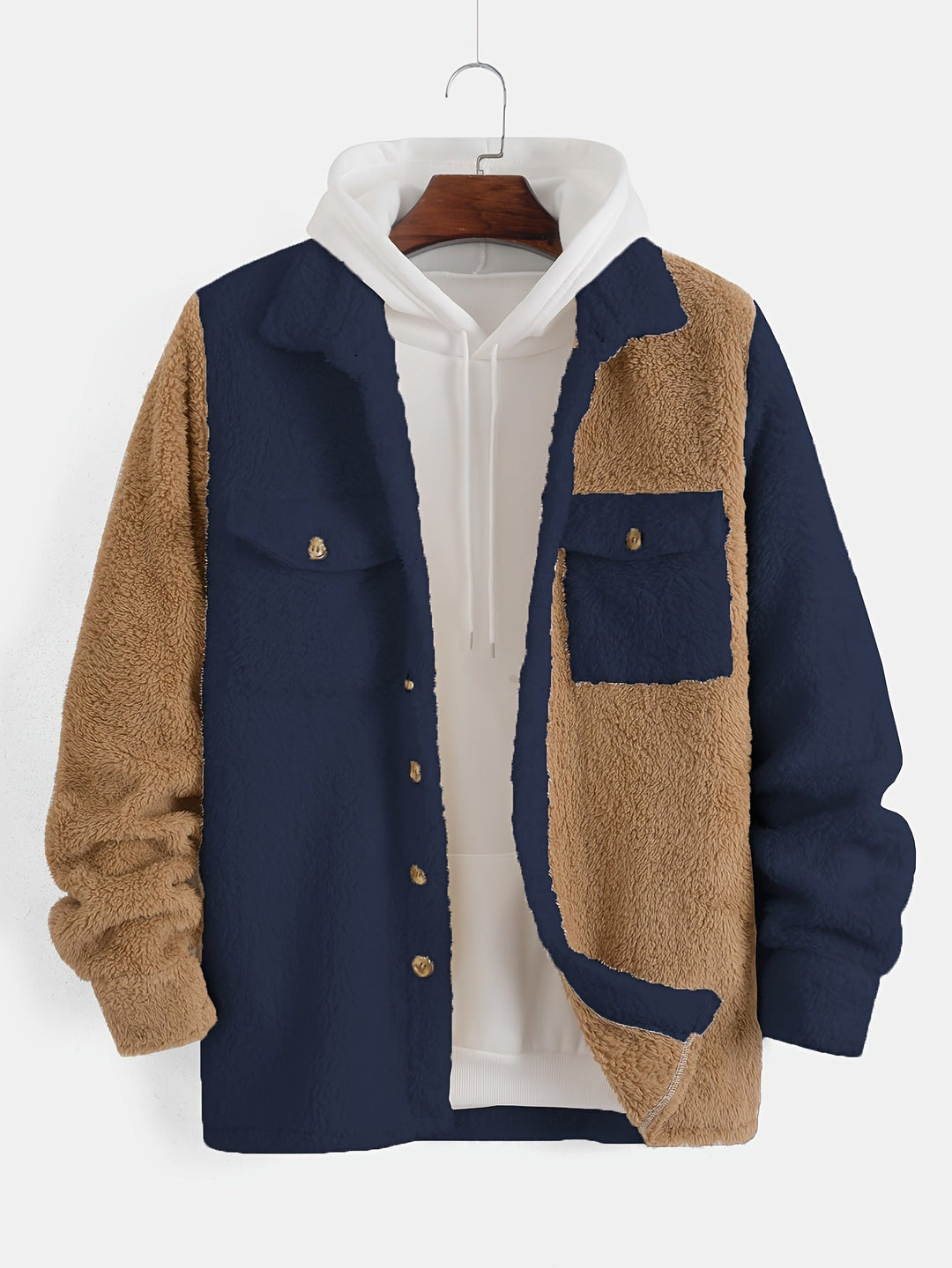 Drune | Winterjacke mit Knopfverschluss für Herren mit Stil
