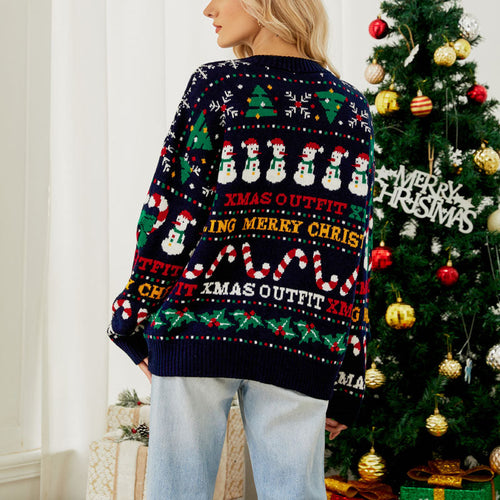 Drune | Weihnachtlicher Strickpullover Mit Kuscheligem Stoff