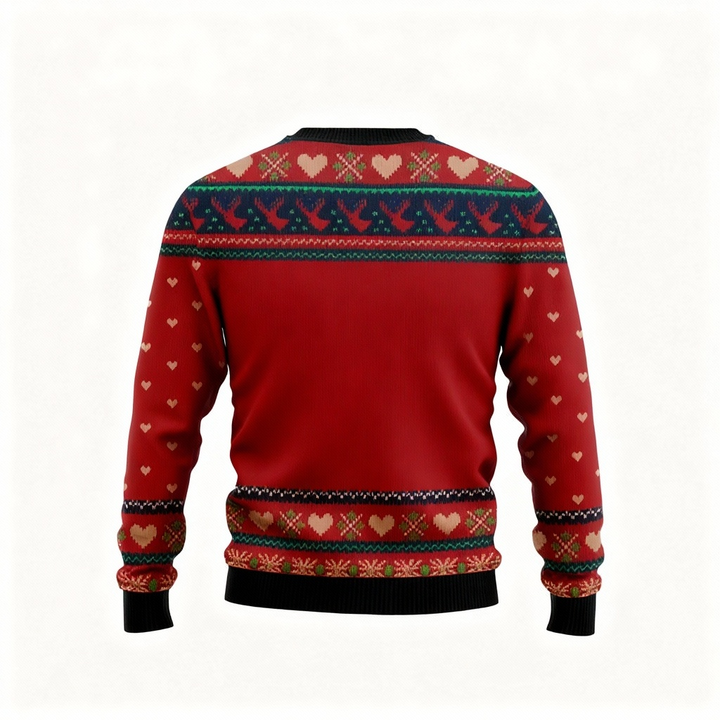Drune | Lustiger Muster Druck - Ferien Ikonographie Ugly Sweater
