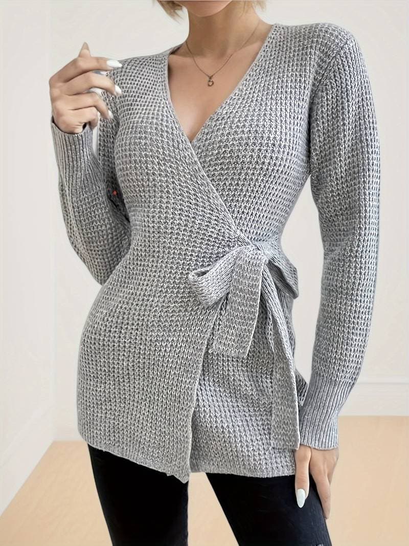 Drune | Damen-Wickel-Strickjacke