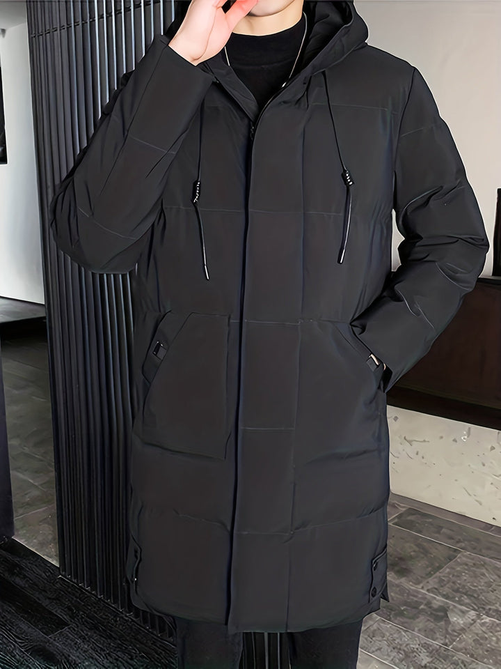 Drune | Winterjacke mit Kapuze für Männer in mittellanger Ausführung - Perfekt für Aktivitäten im Freien