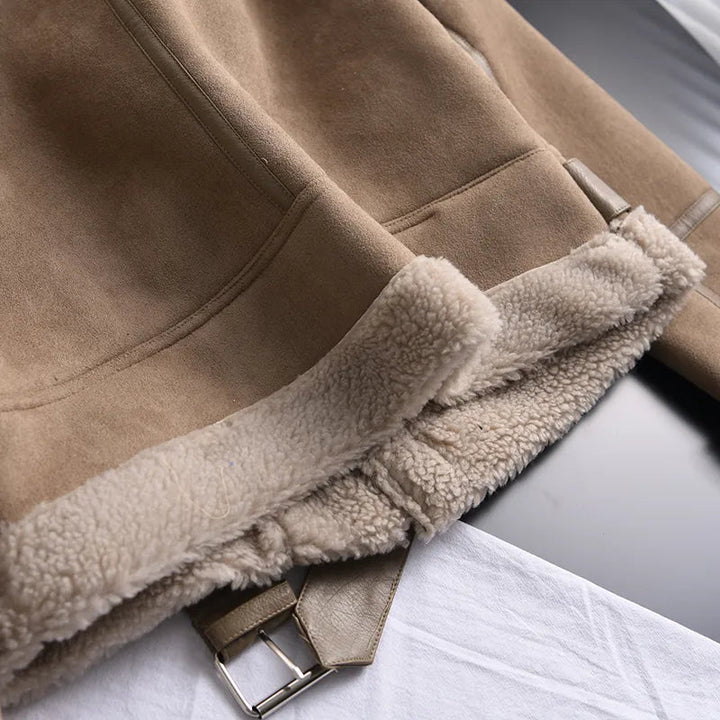 Drune | Wildleder Winterjacke - Warm & Stilvoll