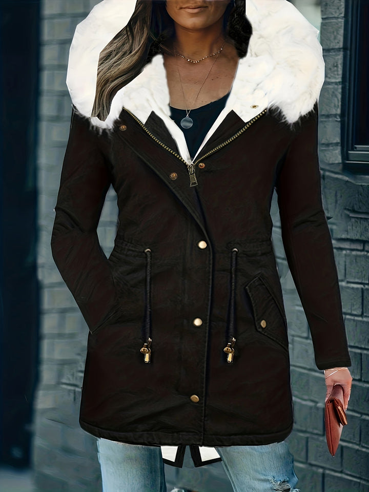 Drune | Kapuzenpullover Zugkordel Parka Mantel
