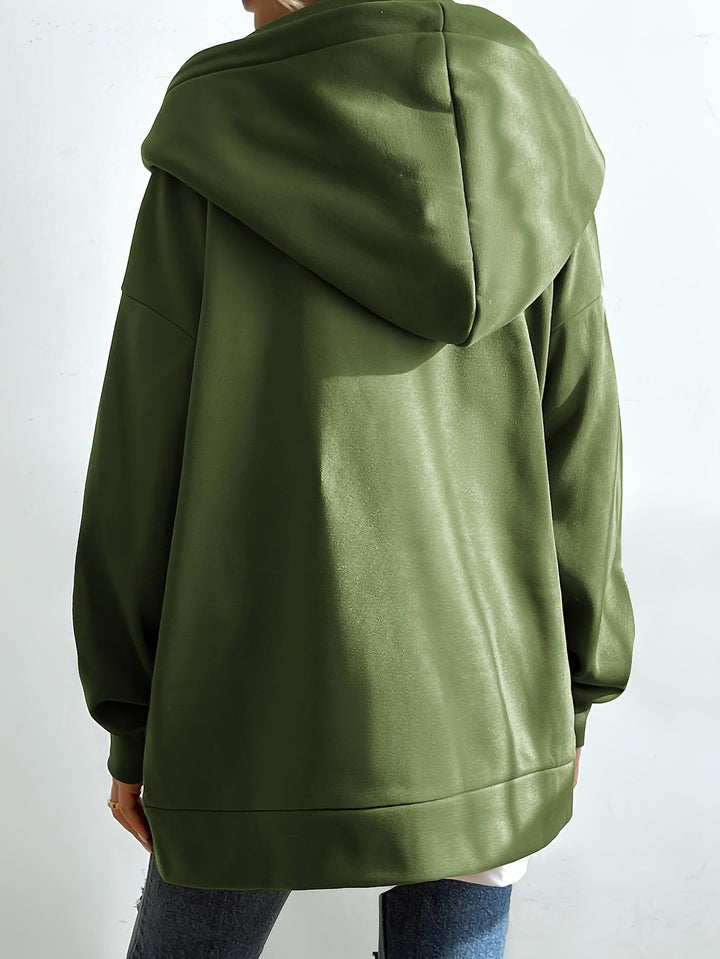 Drune | Lässiger Sport Kapuzenzipper Pullover