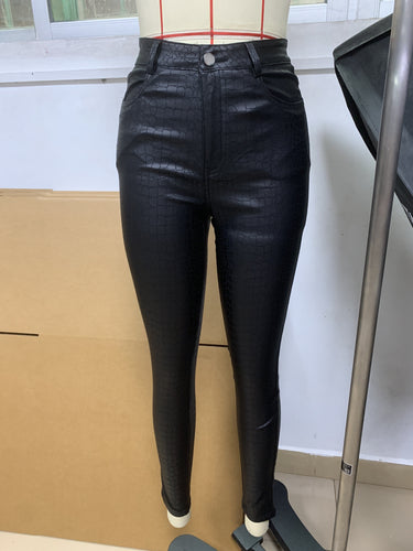 Drune | Beschichtete Skinny Jeans Mit Hoher Taille
