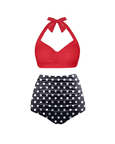 Drune | Zwei Stück Sweetheart Ausschnitt High Waist Bikini Satz