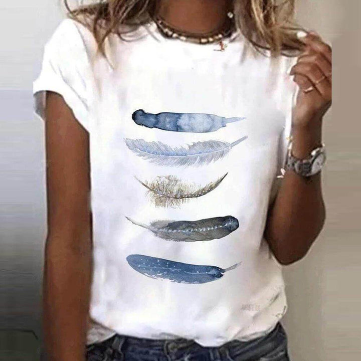 Drune | Feder Kurzarm T-Shirt