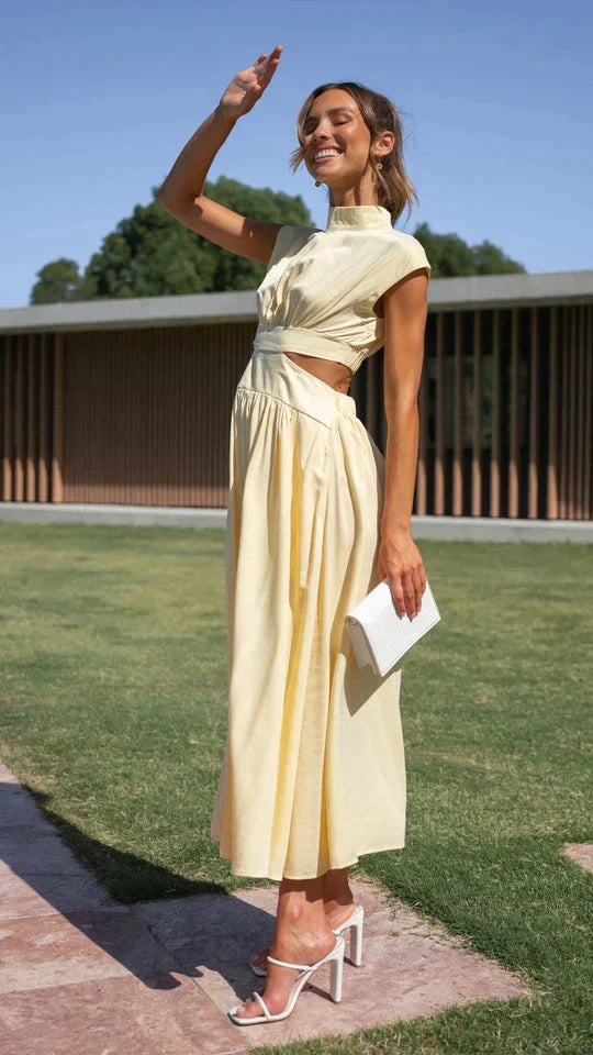 Drune | Eleganter Jumpsuit mit Cut-Out Taille