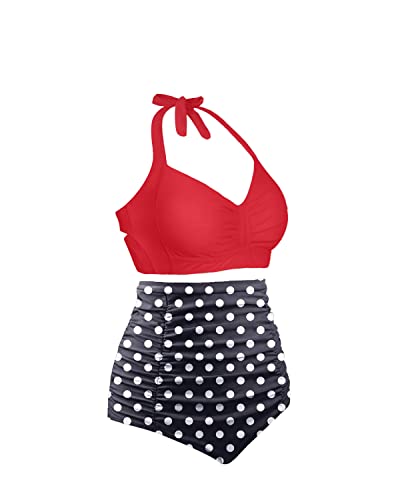 Drune | Zwei Stück Sweetheart Ausschnitt High Waist Bikini Satz