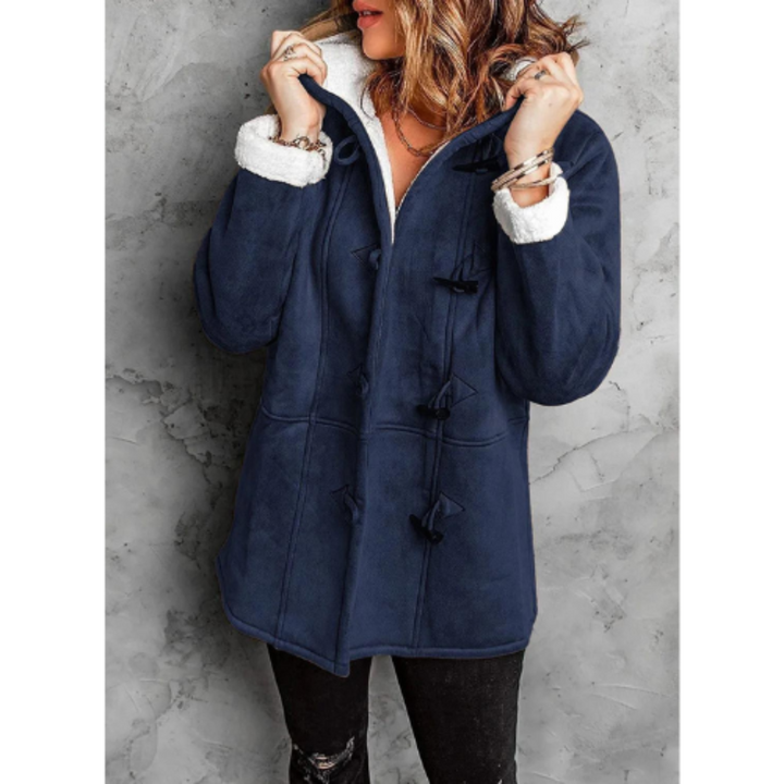 Drune | Damen Warme Kapuze Jacke - Winter