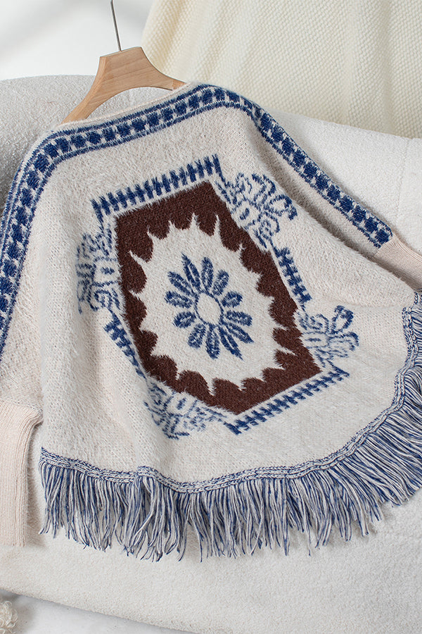 Drune | Strickpullover mit Quastenabschluss