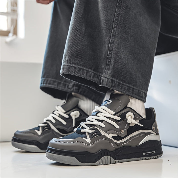 Drune | Herren Stilvolle Schnür Skate Sneaker mit