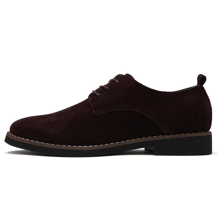 Herren Elegante Wildleder Schnür-Schuh Drune