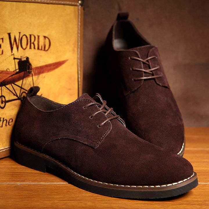 Herren Wildleder Classic Schnürschuhe Drune