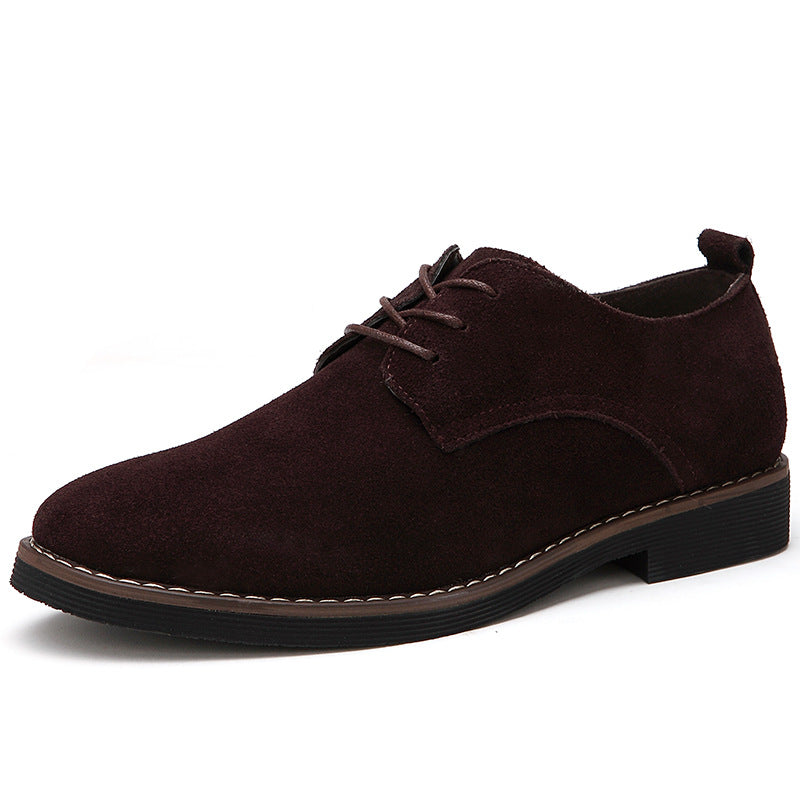 Herren Wildleder Classic Schnürschuhe Drune