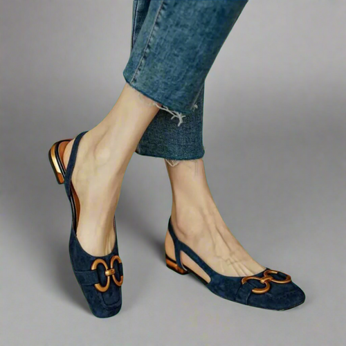 Elegante Orthopädische Sandalen mit Blockabsatz Drune