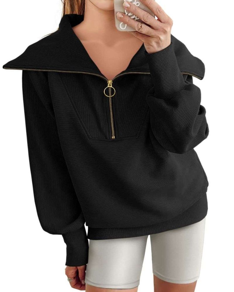 Drune | Halbreißverschluss Vielseitiger Pullover