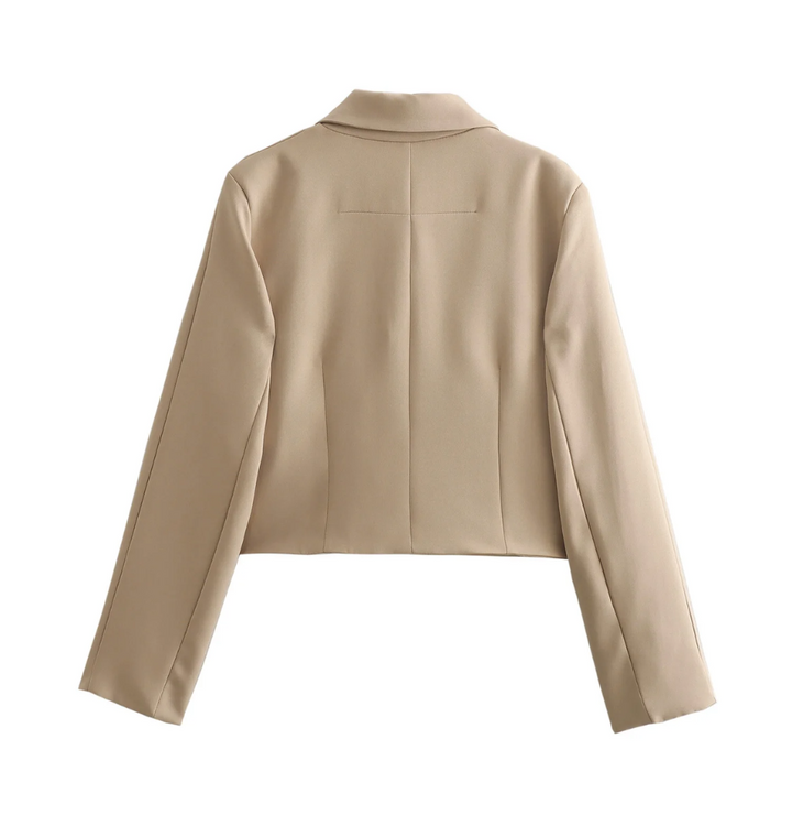 Drune | Bomberjack Damen Kurzjacke mit Vier Fronttaschen und Minimalistischem Design