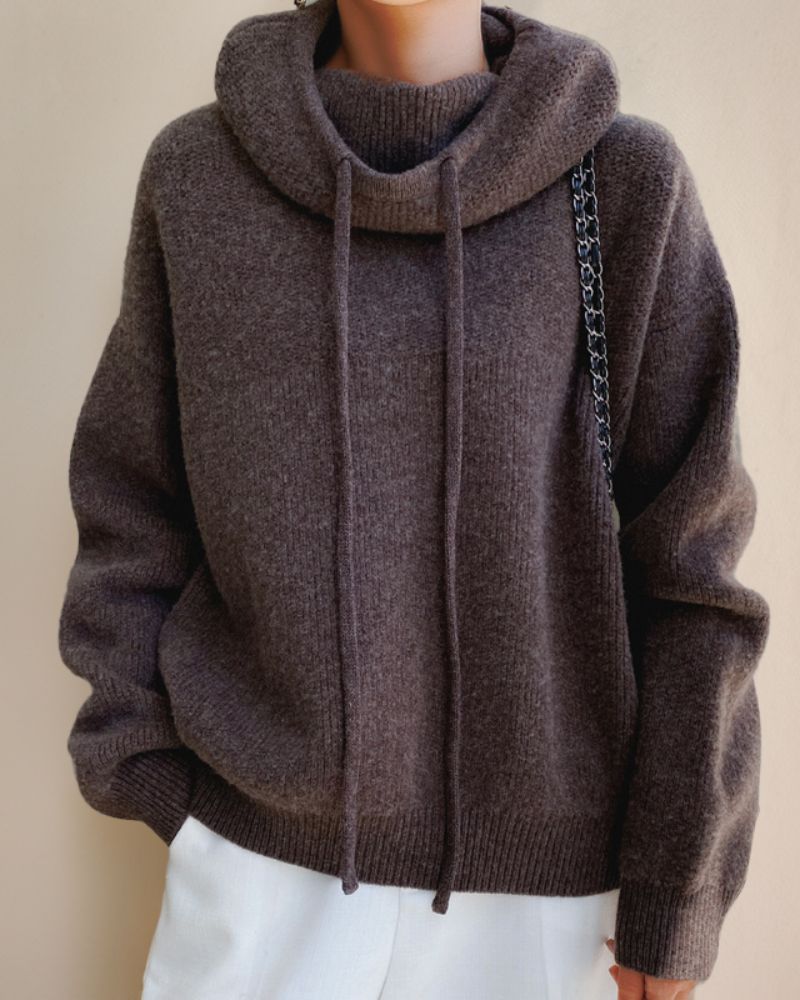 Drune | Merino Wol Trollenhals-Pullover