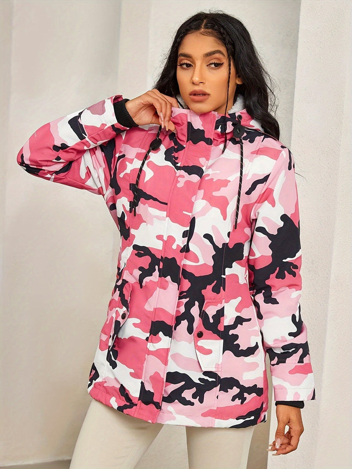 Drune | Winter Casual Cozy mit Fleece-Futter und Kapuze für Damen Ideal für Herbst-Winter