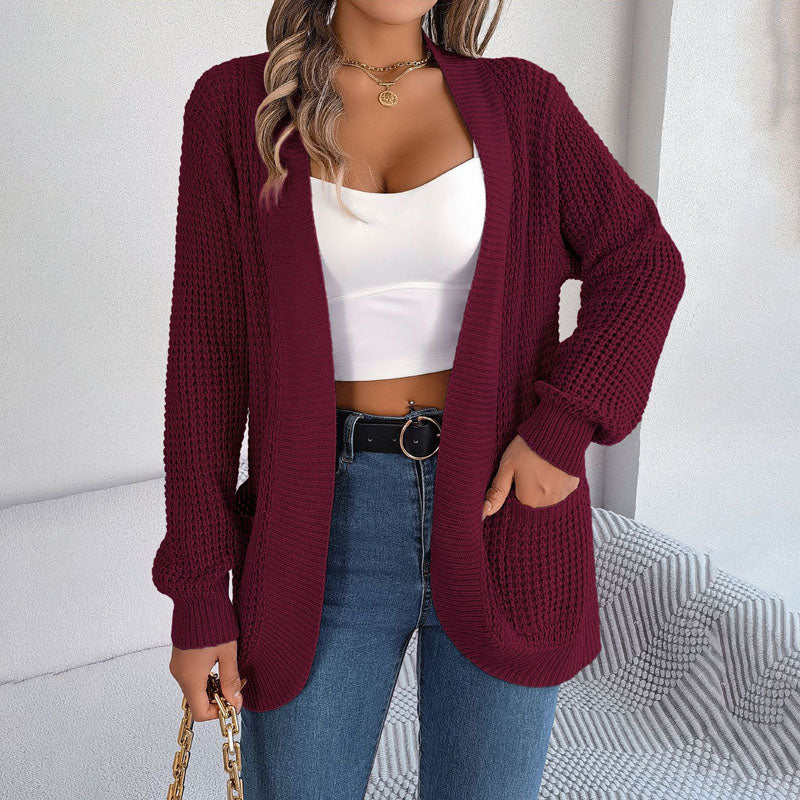 Drune | Modische Strickstrickjacke mit Muster