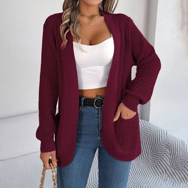 Drune | Modische Strickstrickjacke mit Muster