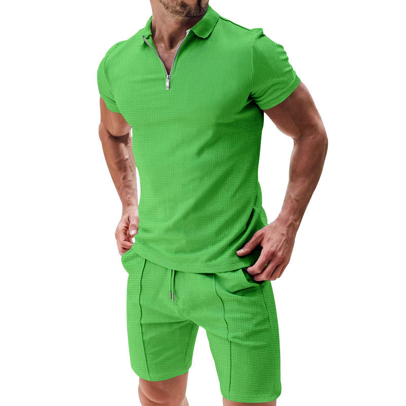 Drune-Set Kurzarm-Shirt & Shorts
