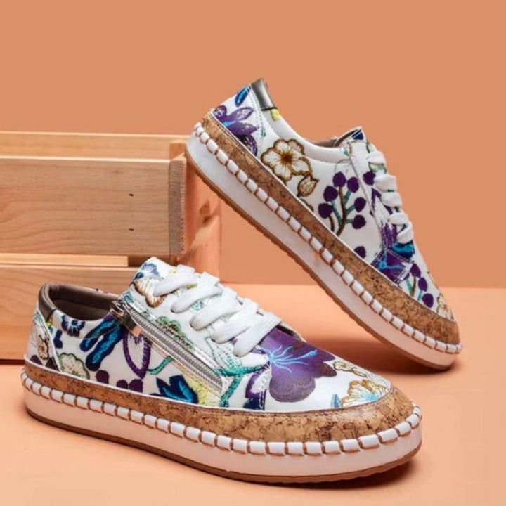 Drune - Orthopädische Florale Turnschuhe