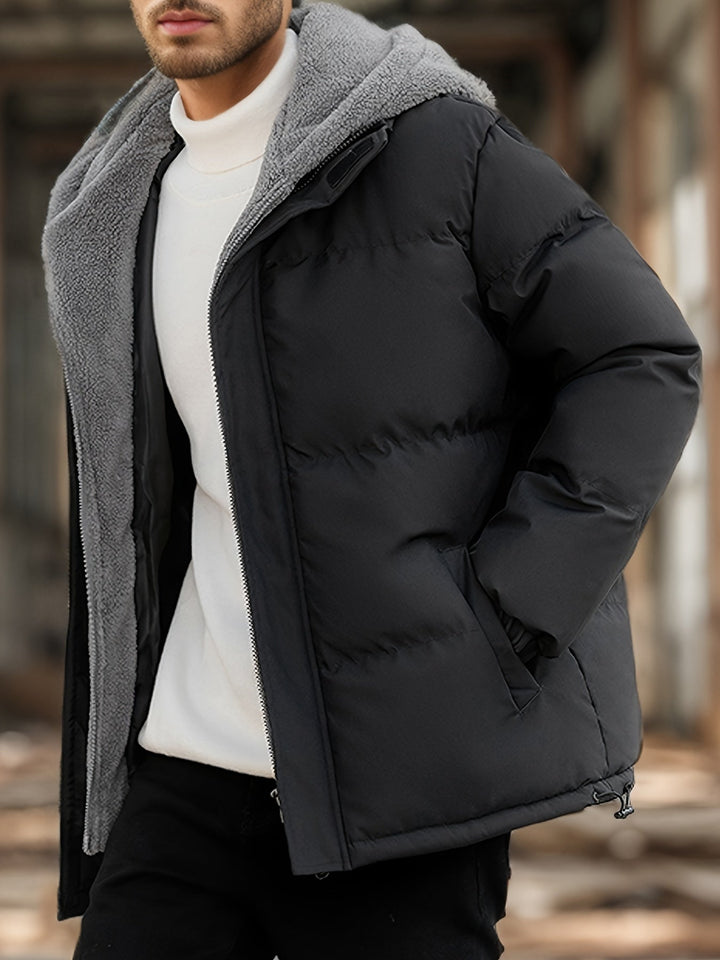 Drune |  Lässige Warme Gepolsterte Winterjacke Für Herren - Ideal für Winter
