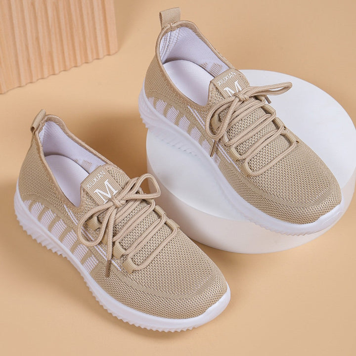 Drune | Damen Rund Zehen Ballerinas Sport Sneakers