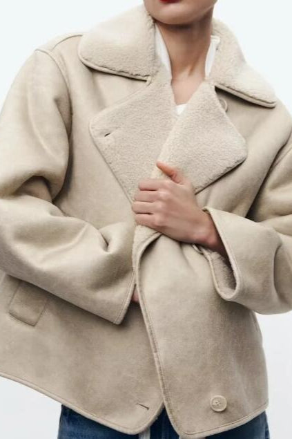Drune | Gewend Shearling Jacke