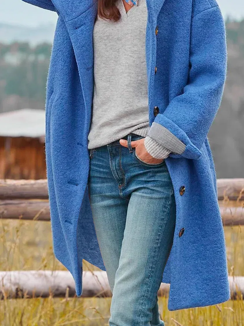 Drune | Winterjacken für Frauen mit Knöpfen und Taschen