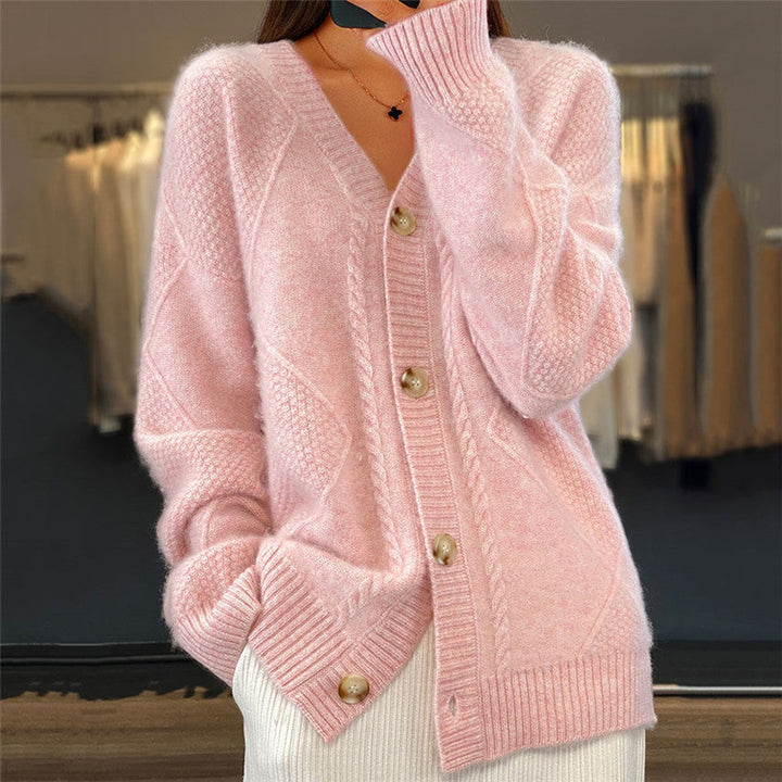 Drune | Strickjacke mit V-Ausschnitt