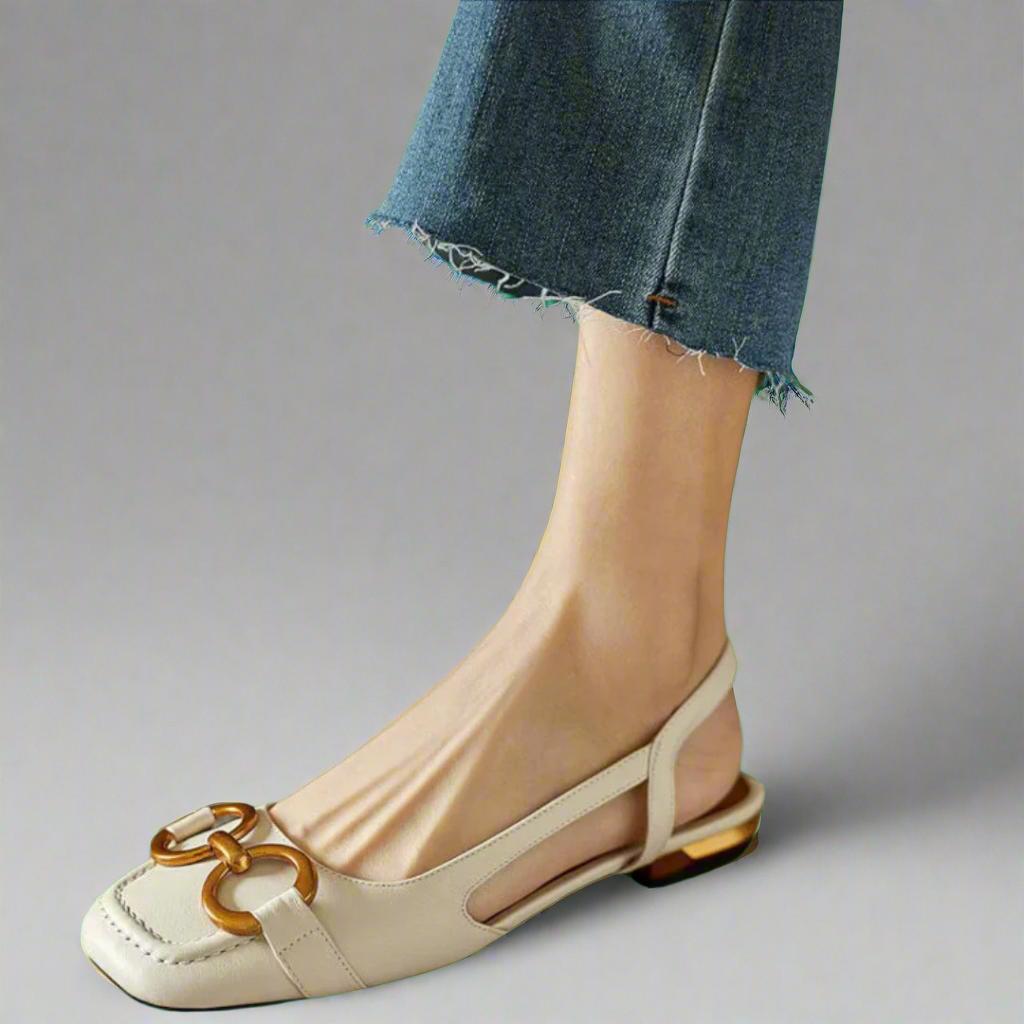 Elegante Orthopädische Sandalen mit Blockabsatz Drune