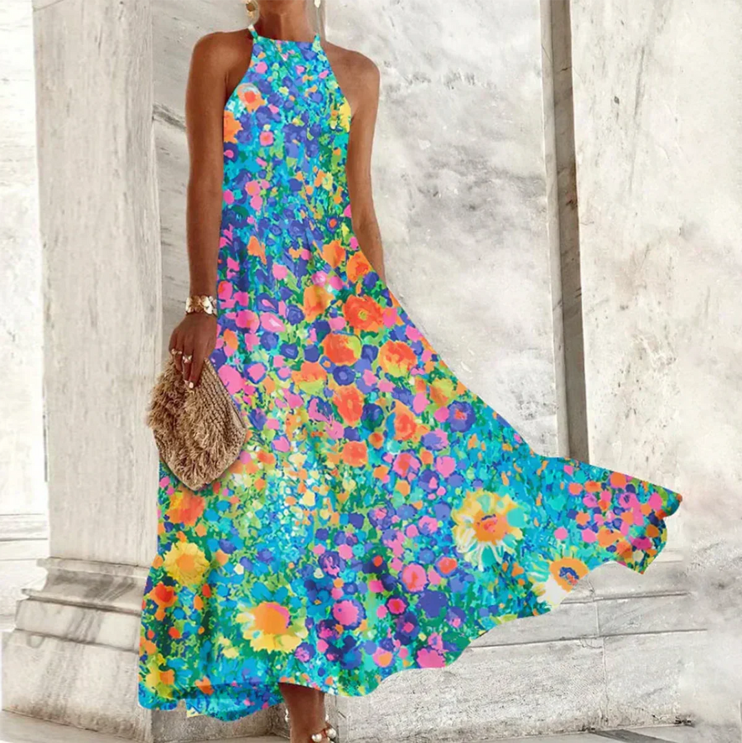 Drune | Ärmelloses Maxikleid mit Halter