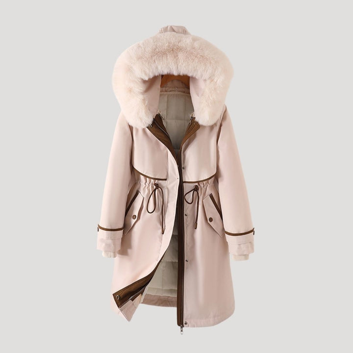 Drune | Damen Kunstfell langer wasserdichter Winterparka Mantel