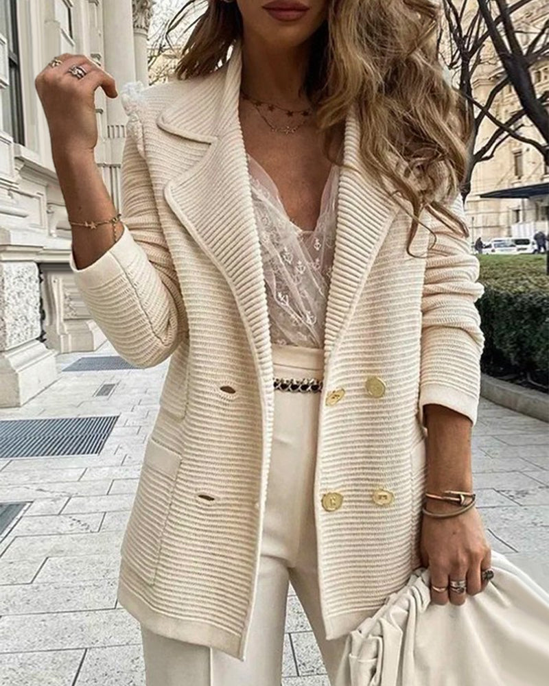 Drune | Eleganter Blazer mit Doppelter Knopfleiste für Damen