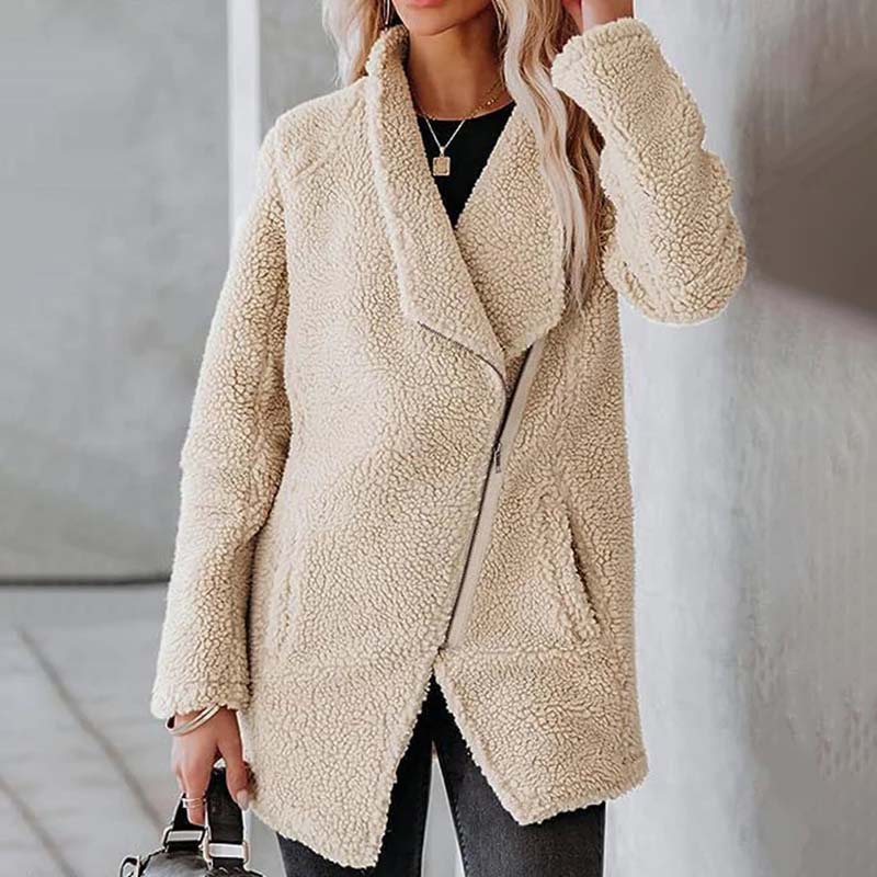 Drune | Flauschiger und Warmer Plüschmantel für Damen