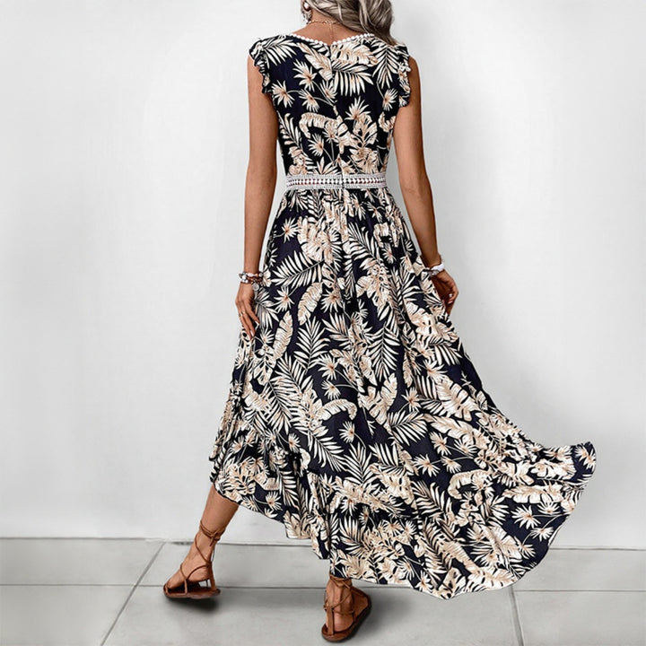 Drune | Unregelmäßiges Kleid mit V-Ausschnitt