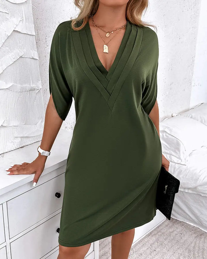 Drune | Damen V-Ausschnitt-Kleid
