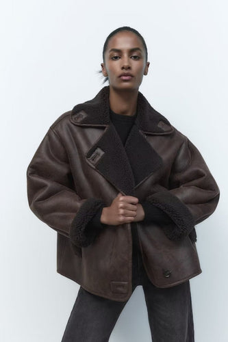 Drune | Gewend Shearling Jacke