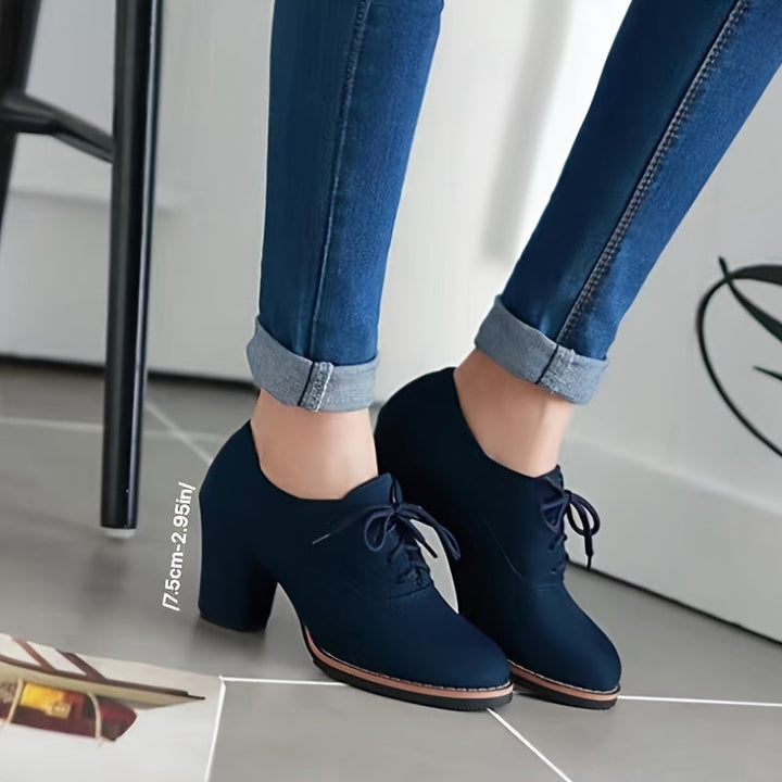 Drune | Elegante Damen Pumps Mit Chunky Absatz
