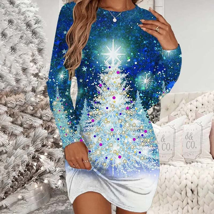 Drune | Urlaubs-Muss Weihnachtsdruckkleid