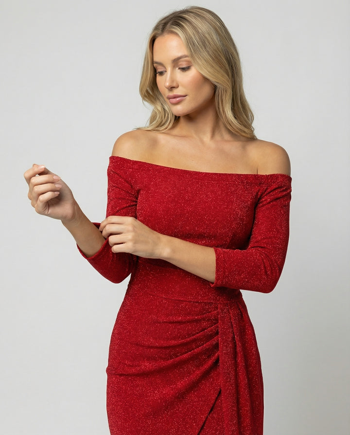 Zauberhaftes Damenkleid mit Anmutigem Schnitt für Besondere Anlässe | Drune