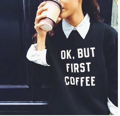 Damen Sweatshirt mit motivierendem Aufdruck und lässigem Schnitt Drune