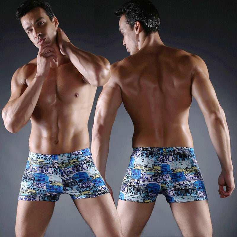Herren Schwimmshorts mit modernem Farbmuster Drune