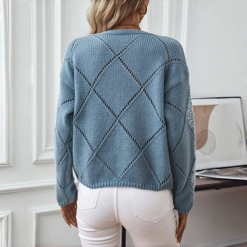 Drune | Luftiger Hohlstrickpullover Für Übergangszeit